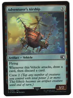 Adventurer's Airship Foil 252 C FINAL FANTASY MTG - Image 1