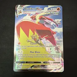 Pokemon TCG Blaziken VMAX TG15/TG30 Silver Tempest TG Ultra Rare Holo ENG - Image 1