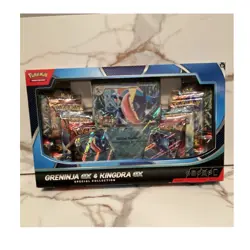 Pokemon Greninja ex & Kingdra ex Special Collection Box Promo Booster 2024 - Image 1