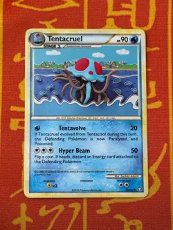 POKEMON TCG TENTACRUEL 50/102 EXCELLENT NON HOLO UNCOMMON TRIUMPHANT - Image 1