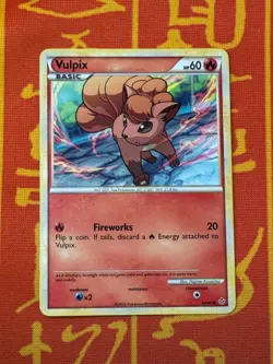 POKEMON TCG VULPIX 68/95 EXCELLENT NON HOLO COMMON UNLEASHED - Image 1