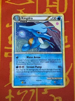 POKEMON TCG KINGDRA 17/95 EXCELLENT NON HOLO RARE UNLEASHED - Image 1