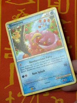POKEMON TCG SLOWPOKE 66/90 EXCELLENT NON HOLO COMMON UNDAUNTED - Image 3