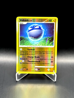 Pokemon TCG Voltorb Lv.33 SH3 Stormfront EXC Shiny Secret Rare Holo NM - Image 1