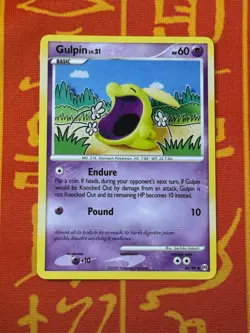 POKEMON TCG GULPIN 40/99 EXCELLENT NON HOLO UNCOMMON ARCEUS - Image 1