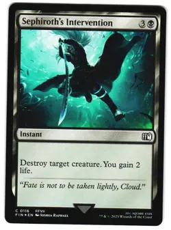 Sephiroth's Intervention Foil 116 C FINAL FANTASY MTG - Image 1