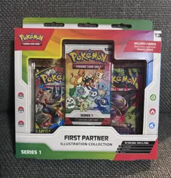 Pokemon TCG First Partner Illustration Collection Series 1 English 1 Box - Image 1