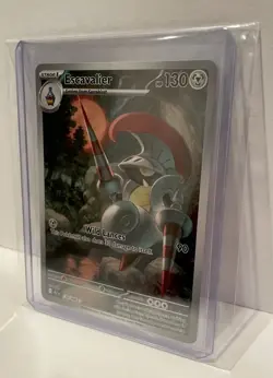 2025 Pokemon Escavalier 138/086 Black Bolt Illustration Rare - Image 3