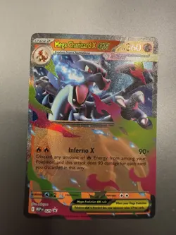 MEGA CHARIZARD X EX 029 ME: MEGA EVOLUTION PROMO POKEMON LP - Image 1
