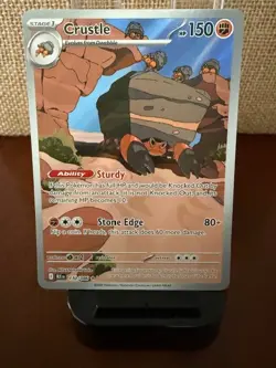 Pokemon Black Bolt Crustle 130/086 Full Art Illustration Rare NM/M+!⭐ - Image 1