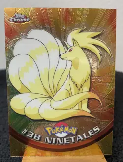 Ninetales Topps Chrome Pokemon TV Animation Edition #38 2000 Near Mint/Mint - Image 1