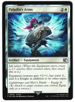 Paladin's Arms Foil 28 C FINAL FANTASY MTG - Image 1