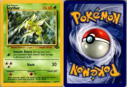 Scyther 26/64 Rare Jungle Pokemon Unlimited Moderately Played - Image 1