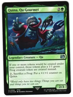 Quina, Qu Gourmet Foil 194 U FINAL FANTASY MTG - Image 1