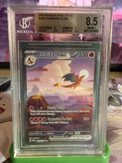 BGS 8.5 Charizard EX 199 Pokemon Scarlet And Violet Pokemon 151 SIR Alt Art - Image 1