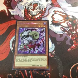 Yugioh Archfiend Heiress MZMU-EN066 Chibi Art Secret Rare 1st Edition NM - Image 1