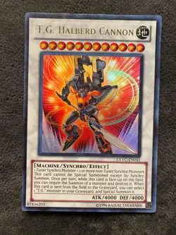 EXVC-EN043 T.G. Halberd Cannon Unlimited Ultra Rare Yugioh - Image 1