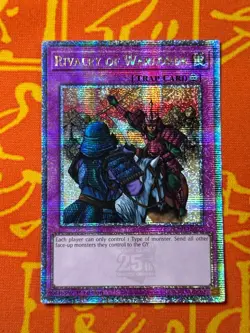 YUGIOH RIVALRY OF WARLORDS QUARTER CENTURY SECRET RARE RA03-EN075 - Image 1