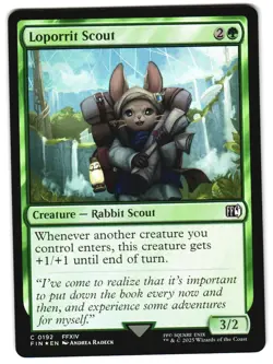 Loporrit Scout Foil 192 C FINAL FANTASY MTG - Image 1