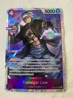 ENG One Piece CCG – Trafalgar Law (ST10-010) SR NM/M Pack Fresh - Image 2