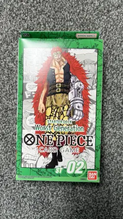 One Piece Starter Deck Worst Generation OP-ST 02 English Sealed New - Image 1