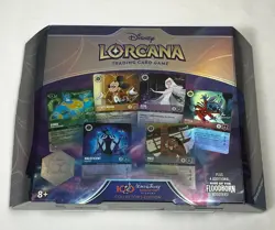Disney Lorcana Chapter 2 Disney 100 Gift Set -New and Ready To Ship-Minor Damage 4050368982544 - Image 1