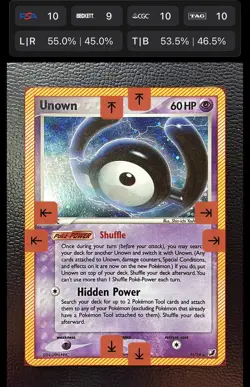NM Unown (H) H/28 Unseen Forces Holo 2005 Pokemon Card Near Mint - Image 3