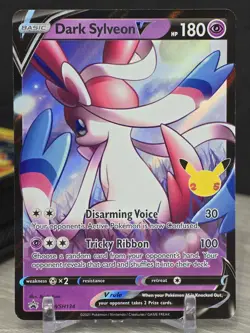 Pokemon Card Dark Sylveon V SWSH134 Sword & Shield 2021 Black Star Promo Holo NM - Image 5
