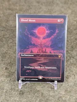 Blood Moon - Anime Borderless 🔥 #77 WOT Wilds of Eldraine: Enchanting Tales MTG - Image 1