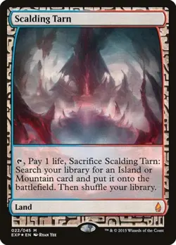 Scalding Tarn -Foil Near Mint MTG Zendikar Expeditions - Image 1