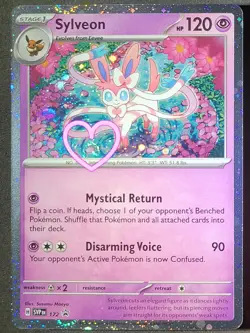 Sylveon 172 🍥 SWIRL 🍥 Black Star Promo Cosmos Holo Pokemon TCG - Image 2