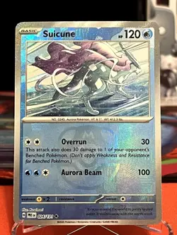 Suicune (Master Ball Pattern) 024/131 Uncommon Prismatic Evolutions Pokemon NM - Image 1