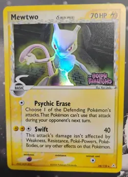 Pokemon Mewtwo EX Delta Species Rare Rev Holo Stamped Holon Phantom *See Photos* - Image 1