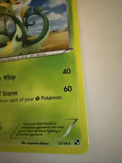 Serperior - 5/114 - Pokemon Black and White Holo Rare Card VLP - Image 3