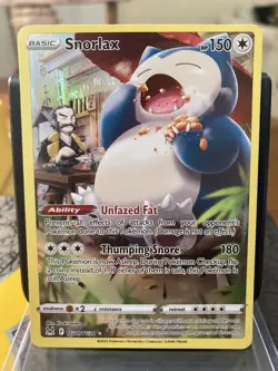 SNORLAX - TG10/TG30 Holo Lost Origin Trainer Gallery Pokemon TCG LP - Image 1