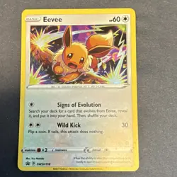 The Pokemon Company Eevee SWSH118 SWSH Promo Holo Basic 60 HP Sword & Shield - Image 1
