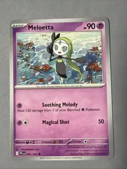 Pokemon TCG * Phantasmal Flames * 40/94 Meloetta Uncommon * FRESH PK - Image 1