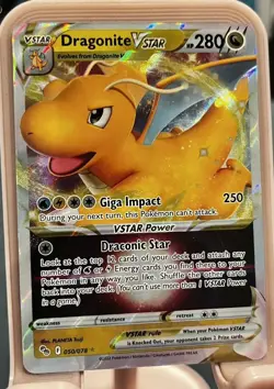 Dragonite VSTAR 050/078 Pokemon GO Holo - Image 1