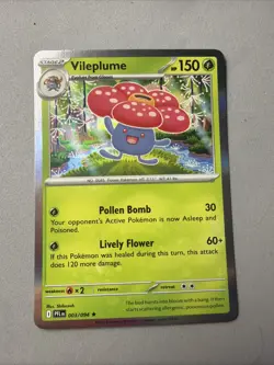 Pokemon TCG * Phantasmal Flames * 3/94 Vileplume HOLO RARE * FRESH PK - Image 1