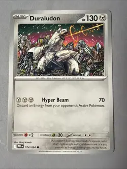 Pokemon TCG * Phantasmal Flames * 74/94 Duraludon Common * FRESH PK - Image 1