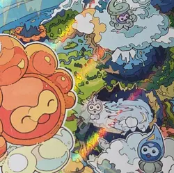 🔥Pokemon Castform Sunny Form 195/191 Sv08 Illustration Rare Holo CGC 10 - Image 3