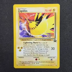 Zapdos #23/53 WotC Black Star Promo Pokemon TCG Vintage LP - Image 4