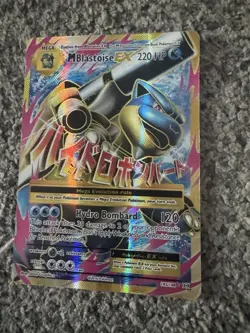 Pokemon M Blastoise EX 102/108 Mega Full Art Ultra Rare And Primal Kyogre Ex - Image 1