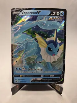 Vaporeon V - SWSH150 - Pokemon Sword & Shield Promo Holo Card - Image 1