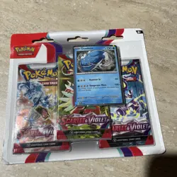Pokemon TCG Scarlet and Violet 3-pack Blisters Arcanine Promo Sealed New - Image 2