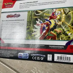 Pokemon TCG Scarlet and Violet 3-pack Blisters Arcanine Promo Sealed New - Image 5