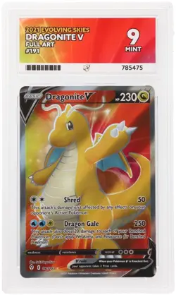 Pokemon Evolving Skies Dragonite Card 191/203 Dragonite v ACE 9 - Image 1