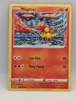 MAGMAR 019/172 (SHINJI KANDA) C BRILLIANT STARS POKEMON NM/M MAGMAR - Image 1
