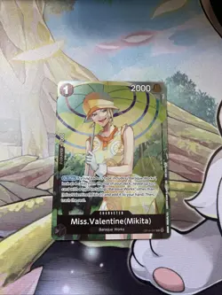 Miss.Valentine Mikita Dash Pack Promo OP14-087 One Piece TCG English NM Foil - Image 1