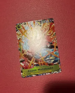 Kouzuki Momonosuke 2024 Championship Event Pack One Piece finalist TEXTURED - Image 2